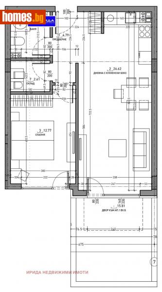 Двустаен, 70m² - Кв. Малинова Долина, София - Апартамент за продажба - Ирида - 113951537