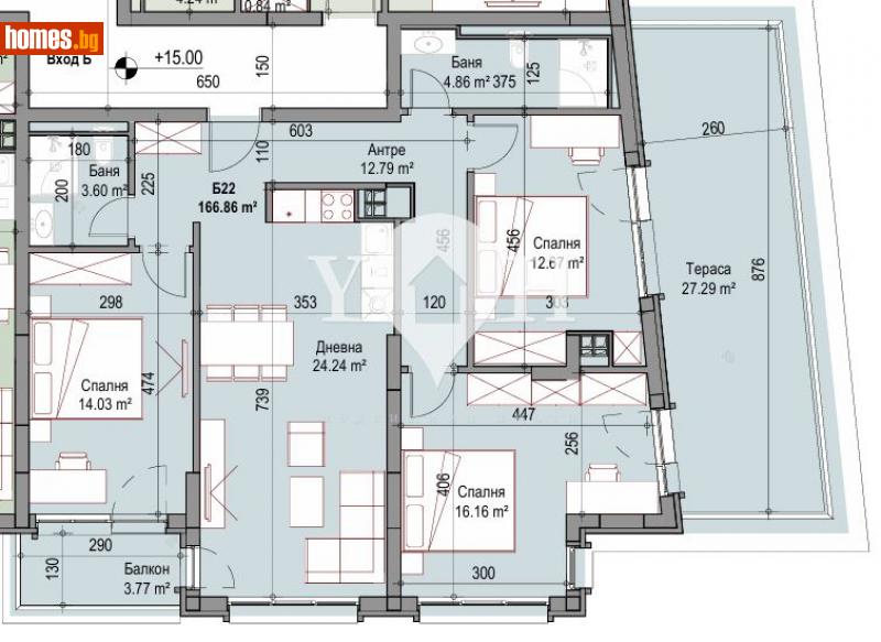 Четиристаен, 166m² - Жк. Сухата Река, София - Апартамент за продажба - YOHOME - 113952626