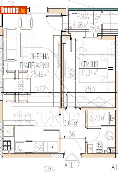 Двустаен, 65m² - Кв. Остромила, Пловдив - Апартамент за продажба - Римекс Имоти - 113956123