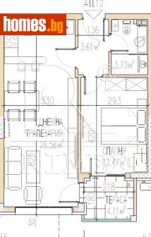 Двустаен, 64m² - Апартамент за продажба - 113956128