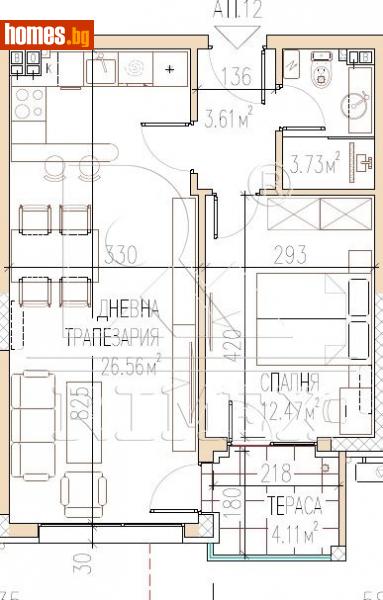 Двустаен, 64m² - Кв. Остромила, Пловдив - Апартамент за продажба - Римекс Имоти - 113956128