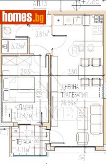 Двустаен, 67m² - Апартамент за продажба - 113956130