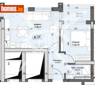 Двустаен, 67m² - Апартамент за продажба - 113958989