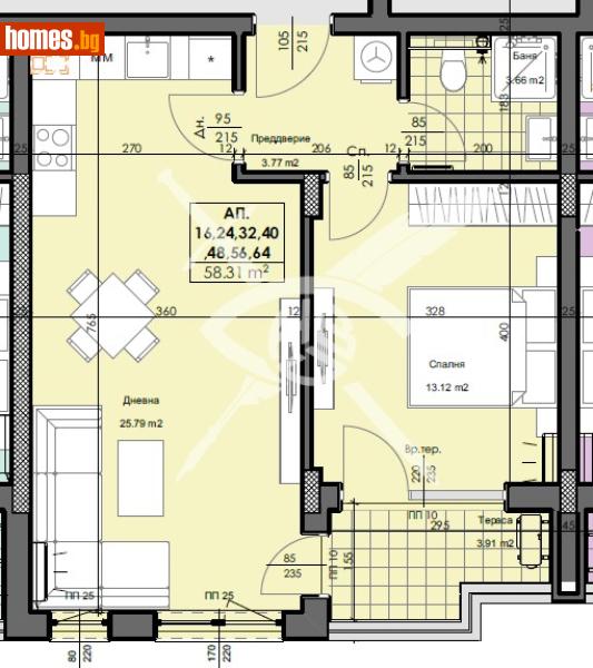 Двустаен, 69m² - Кв. Кършияка, Пловдив - Апартамент за продажба - ЕКС НВД - 113959090