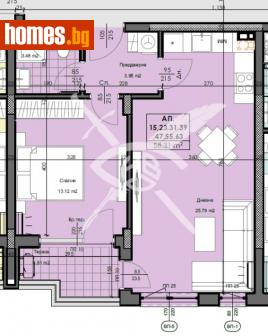 Двустаен, 69m² - Апартамент за продажба - 113959103