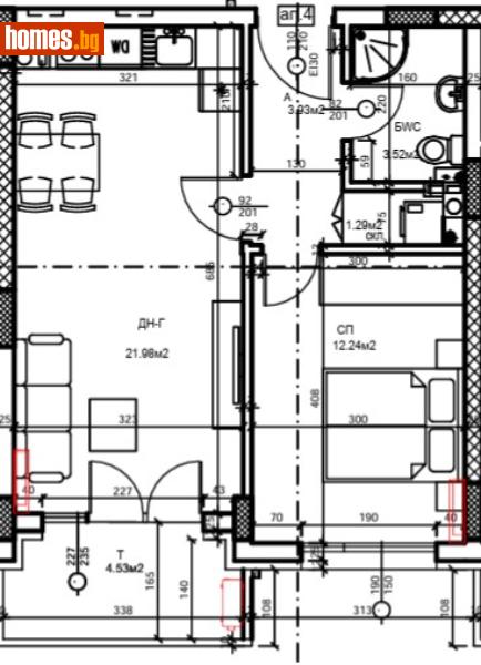 Двустаен, 67m² - Жк. Христо Смирненски, Пловдив - Апартамент за продажба - Deluxe Homes - 113959325