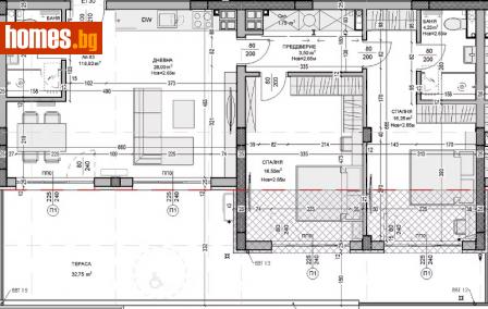 Тристаен, 133m² - Апартамент за продажба - 113959682