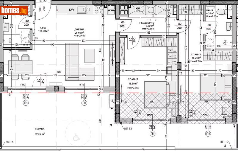 Тристаен, 133m² - Кв. Остромила, Пловдив - Апартамент за продажба - Deluxe Homes - 113959682