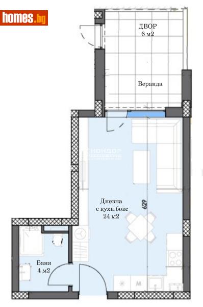 Едностаен, 48m² - Жк. Тракия, Пловдив - Апартамент за продажба - КОНДОР НЕДВИЖИМИ ИМОТИ - 113971053