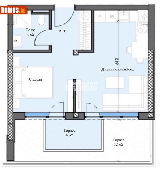 Двустаен, 65m² - Жк. Тракия, Пловдив - Апартамент за продажба - КОНДОР НЕДВИЖИМИ ИМОТИ - 113971489