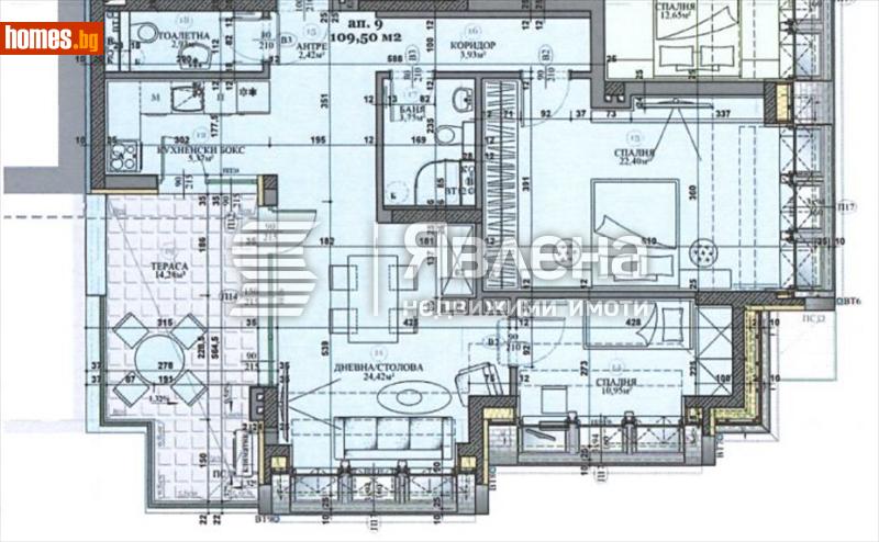Тристаен, 124m² - Жк. Хаджи Димитър, София - Апартамент за продажба - ЯВЛЕНА - 113983717