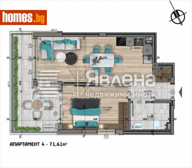Двустаен, 83m² - Апартамент за продажба - 113983756