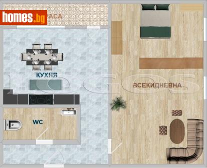 Двустаен, 44m² - Апартамент за продажба - 113994989