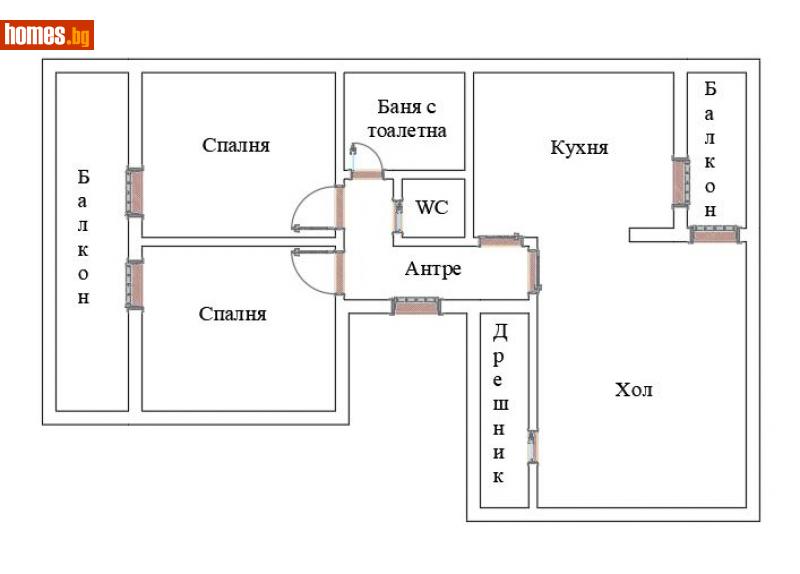 Тристаен, 117m² - Жк. Белите Брези, София - Апартамент за продажба - Абела - 114004686