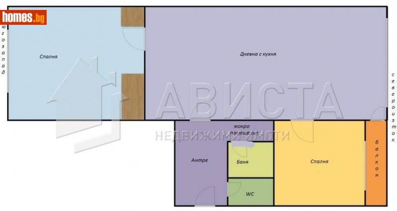 Тристаен, 67m² - Жк. Борово, София - Апартамент за продажба - Ависта офис Експерт - 114011231