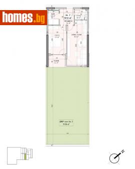 Двустаен, 149m² - Апартамент за продажба - 114014786