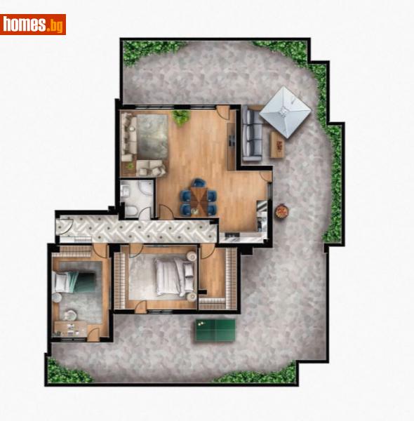 Тристаен, 121m² -  Банкя, София - Апартамент за продажба - BasProperties - 114017695