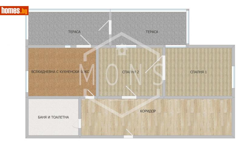 Тристаен, 70m² - Гр.Горна Оряховица, Велико Търново - Апартамент за продажба - МОНС ПРОПЪРТИС - 114018227
