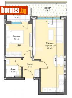 Двустаен, 74m² - Апартамент за продажба - 114019664