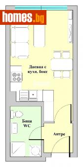 Едностаен, 36m² - Апартамент за продажба - 114021361