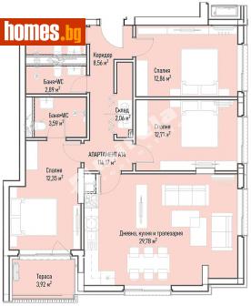 Четиристаен, 143m² - Апартамент за продажба - 114031199
