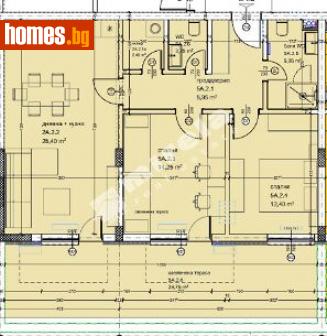 Тристаен, 100m² - Апартамент за продажба - 114031317