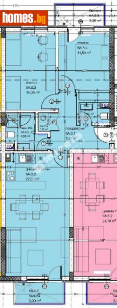 Тристаен, 103m² -  Кайсиева Градина, Варна - Апартамент за продажба - МИРЕЛА - 114031318