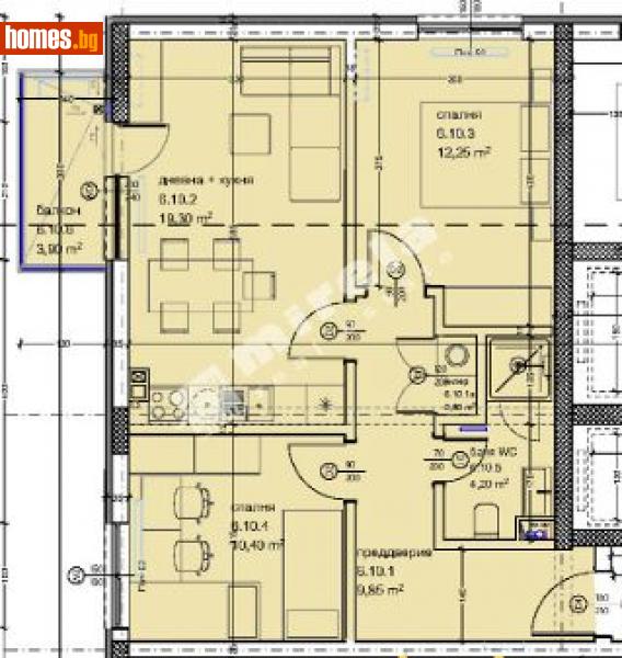 Тристаен, 84m² -  Кайсиева Градина, Варна - Апартамент за продажба - МИРЕЛА - 114031324