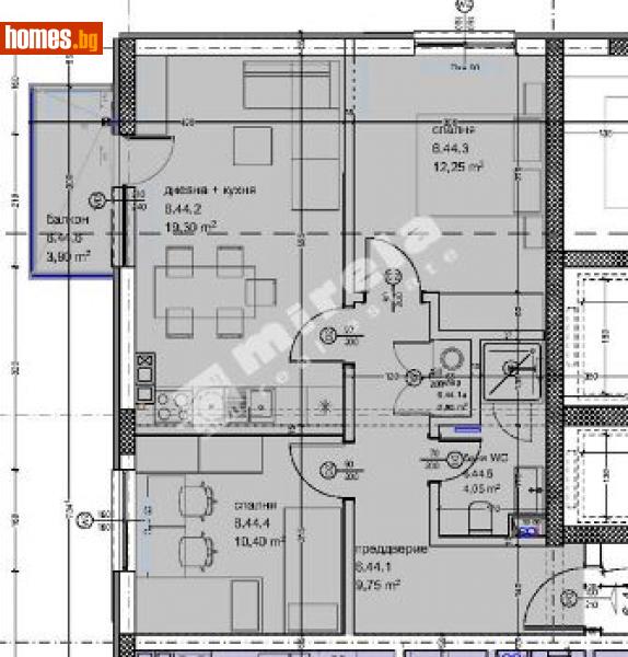 Тристаен, 84m² -  Кайсиева Градина, Варна - Апартамент за продажба - МИРЕЛА - 114031341