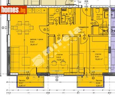 Тристаен, 114m² - Апартамент за продажба - 114031348