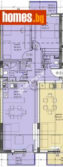 Тристаен, 103m² - Апартамент за продажба - 114031362