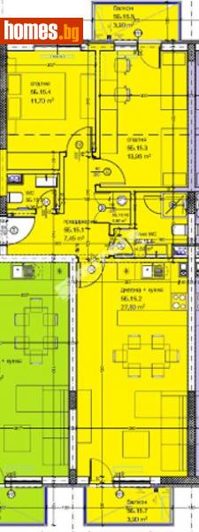 Тристаен, 103m² -  Кайсиева Градина, Варна - Апартамент за продажба - МИРЕЛА - 114031365
