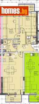 Тристаен, 103m² - Апартамент за продажба - 114031367