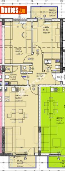 Тристаен, 103m² -  Кайсиева Градина, Варна - Апартамент за продажба - МИРЕЛА - 114031367