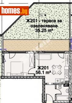 Двустаен, 66m² - Апартамент за продажба - 114031405