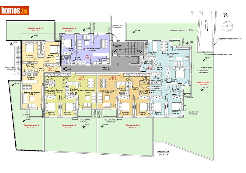 Тристаен, 97m² - Кв. Бояна, София - Апартамент за продажба - BG Broker - 114032393