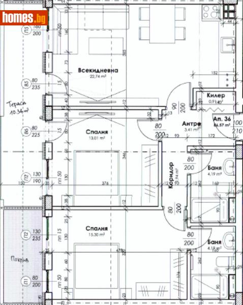 Тристаен, 102m² - Жк. Христо Смирненски, Пловдив - Апартамент за продажба - Deluxe Homes - 114032904