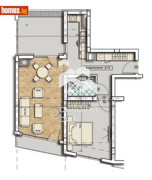 Двустаен, 92m² - Жк. Стрелбище, София - Апартамент за продажба - Билдинг Бокс - 114034657