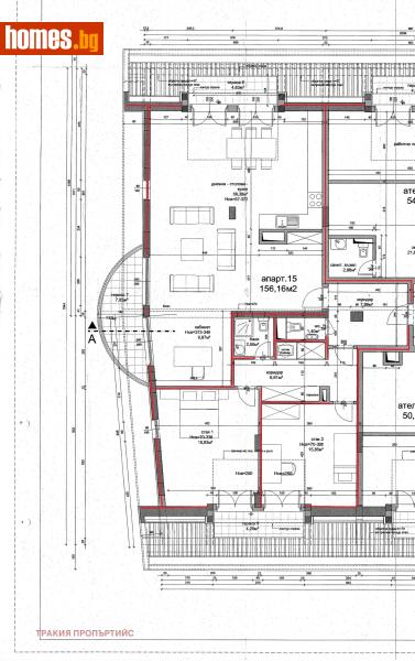 Четиристаен, 155m² - Кв. Горубляне, София - Апартамент за продажба - Тракия Пропъртийс - 114039402