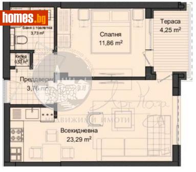 Двустаен, 66m² - Апартамент за продажба - 114041069