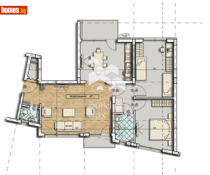 Тристаен, 122m² - Жк. Стрелбище, София - Апартамент за продажба - Билдинг Бокс - 114050647