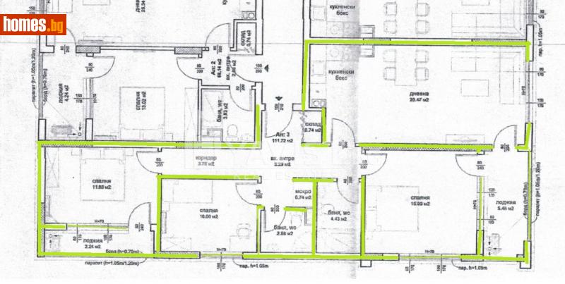 Многостаен, 130m² - Жк. Изгрев, Бургас - Апартамент за продажба - ЯВИСТ - 114056755
