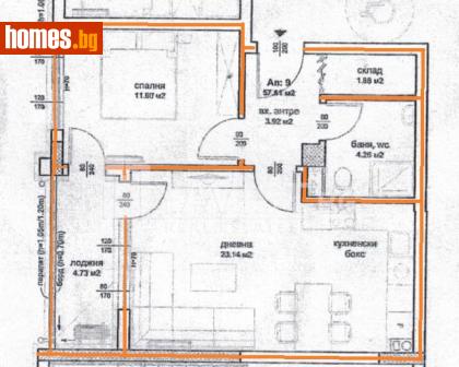 Двустаен, 67m² - Апартамент за продажба - 114056757