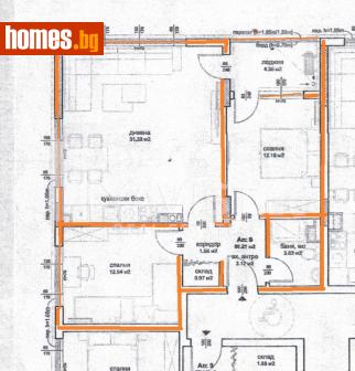 Тристаен, 96m² - Апартамент за продажба - 114056758