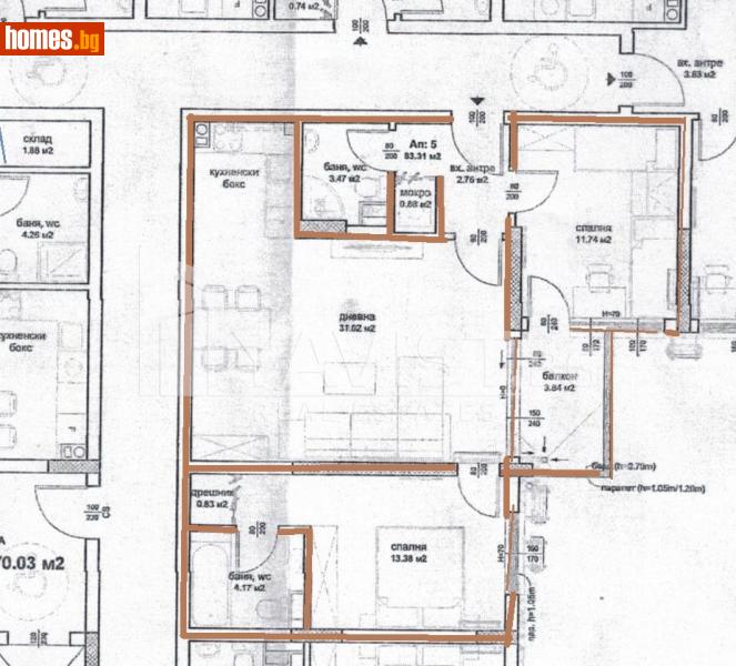 Тристаен, 98m² - Жк. Изгрев, Бургас - Апартамент за продажба - ЯВИСТ - 114056761
