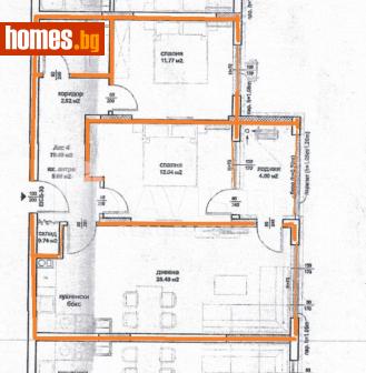 Тристаен, 98m² - Апартамент за продажба - 114056763