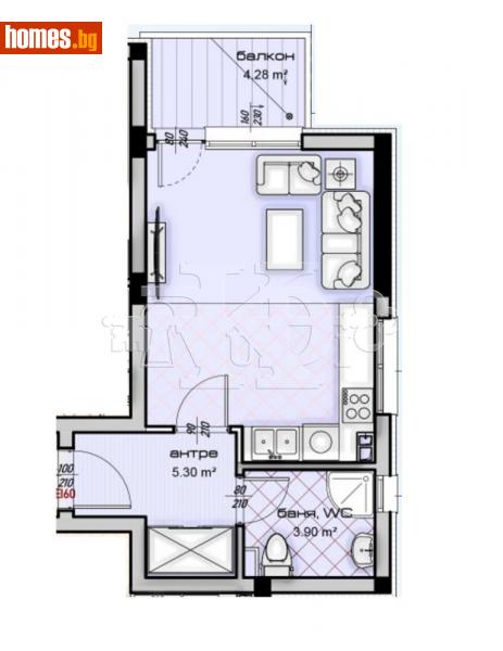 Едностаен, 50m² -  Кайсиева Градина, Варна - Апартамент за продажба - Руди Кей - 114057283