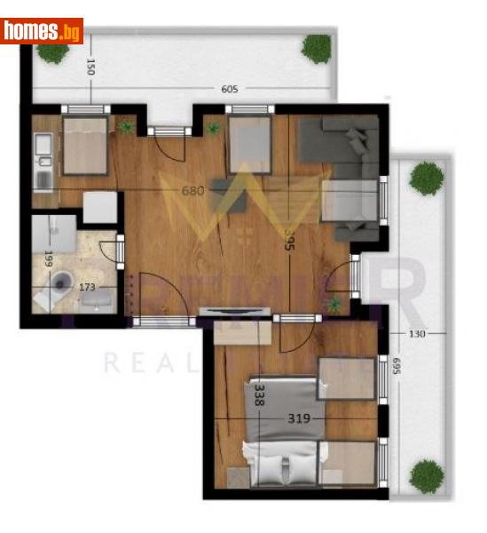 Двустаен, 70m² - Кв. Враждебна, София - Апартамент за продажба - ИМОТИ ПРЕМИЕР - 114073255