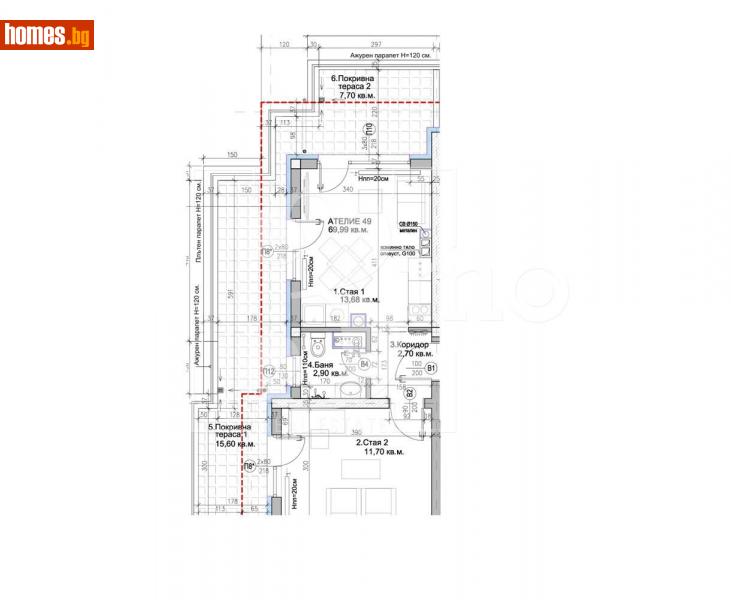 Двустаен, 8015m² - Жк. Люлин 5, София - Апартамент за продажба - 3mo офис Амалтея - 114079482