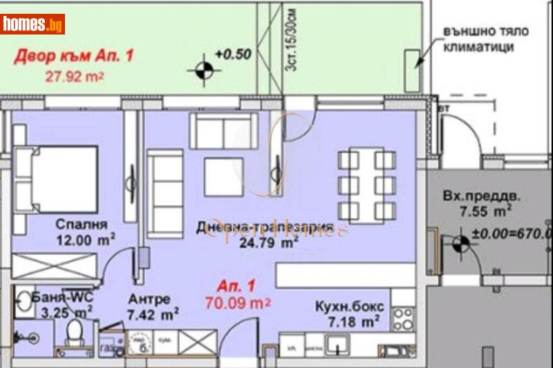 Двустаен, 98m² - Кв. Бояна, София - Апартамент за продажба - OPEN Homes - 114122333
